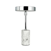 Dyberg Larsen - Starlight Portable Taffellamp Chroom/Grijs DybergLarse...