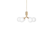 Nuura Aps - Apiales 6 hanglamp Brushed Brass/Opal Nuura