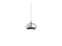 LOOM DESIGN - Avalon Hanglamp Smoked/Black Chrome