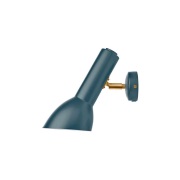 CPH Lighting - Oblique Wandlamp Petroleumblauw/Geelkoper