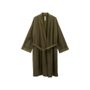 Unknown - Alrun Cotton Kimono Forrest/Snow ByNord