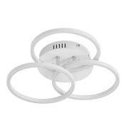 Lindby - Qiana Round Plafondlamp LED White