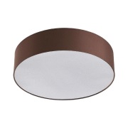 Lindby - Sebatin Plafondlamp Ø50 Brown/White/Nickel