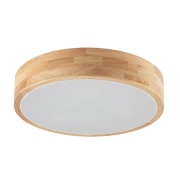 Lindby - Tanju Plafondlamp Ø40 Wood/White