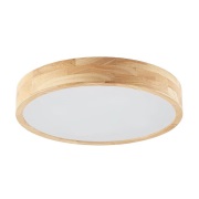 Lindby - Tanju Plafondlamp Ø50 Wood/White