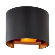 Arcchio - Zuzana Wandlamp Round Zwart/Goud