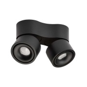 ANTIDARK - Easy Mini Double W275 LED-spot, 2-lamps, zwart