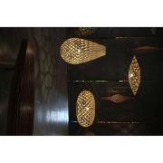 david trubridge - Flax Hanglamp Ø110 2 Zijkanten Zwart