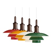 Louis Poulsen - PH 3½-3 3X Scherm Schroeven Silkemat Bruin