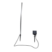 Lindby - Sabriel Straight zonnecel lamp zwart