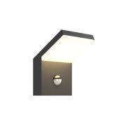 Arcchio - Yolena LED buiten wandlamp, sensor, antraciet, aluminium
