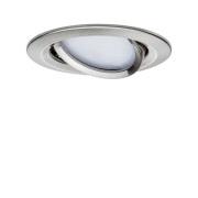 Paulmann - Nova Coin Recessed Plafondlamp Ø84 RGBW Brushed Iron