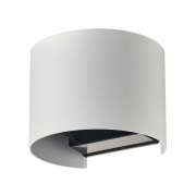 Lindby - Dara Round LED Smart Buiten Wandlamp Wit