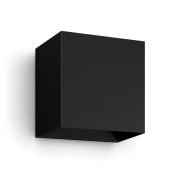 Philips Hue - Resonate LED buiten wandlamp zwart RGBW, IP44