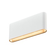 SLV - Oval 18 LED buiten wandlamp IP65 Wit