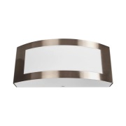 Lindby - Raja Buiten Wandlamp Stainless Steel