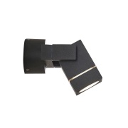 Lucande - Kavuna Square BuitenWandlamp Dark Grey