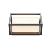 Lucande - Ilirian Buiten Wandlamp Graphite/White