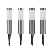 Lindby - Sirita Solar Cell Lamp 4 pcs. H31 Silver