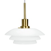 Dyberg Larsen - DL20 Hanglamp Opal/Brass DybergLarsen