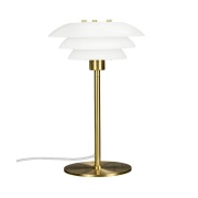 Dyberg Larsen - DL20 Taffellamp Opal/Brass