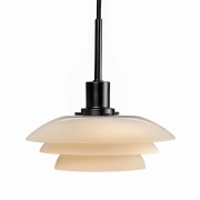 Dyberg Larsen - DL20 Hanglamp Opal/Black DybergLarsen