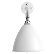 GUBI - Bestlite Bl7 Wandlamp Ø16 Chroom Matte Wit