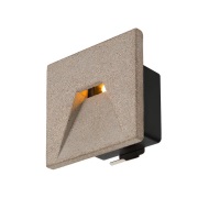 SLV - Concreto LED-wand inbouwlamp, breed, IP65, lichtgrijs