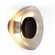MARSET - Aura Wandlamp w/Canopy Transparent Smoked