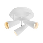 Markslöjd - Crest Round 3 Plafondlamp Wit