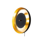 By Rydéns - Shelby Wandlamp Matt Black/Gold