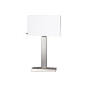 By Rydéns - Prime Tafellamp H69 Brushed Steel/White