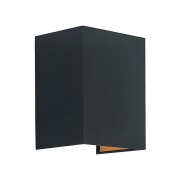 Lindby - Lukani Wandlamp Black/Gold/Nickel