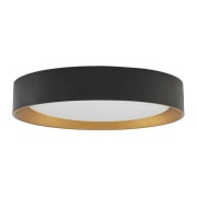 Lindby - Kambia LED Plafondlamp Ø55 Black/Gold