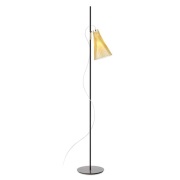 Kartell - K-Lux Vloerlamp Black/Straw Yellow