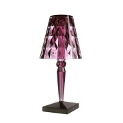 Kartell - Big Battery Portable Taffellamp IP54 Plum