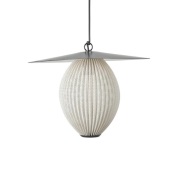 GUBI - Satellite Buiten Hanglamp Ø22 Cream White/Black