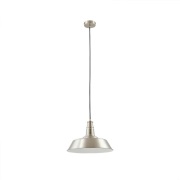 Lindby - Laylan Hanglamp Ø36 Nickel/Wit