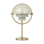 GUBI - Multi-Lite draagbare tafellamp messing/pastelgrijs