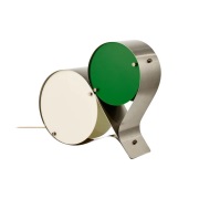 GUBI - Coppia Tafellamp Bronzen Staal/Ivory/Clover