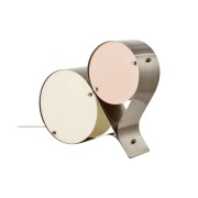 GUBI - Coppia Tafellamp Bronzen Staal/Ivory/Blush
