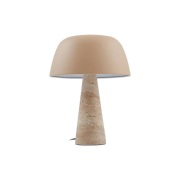 Lindby - Magritt tafellamp beige 41 cm steen