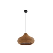 Lucande - Taniola 1 Buiten Hanglamp Hout