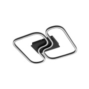 Lucande - Amiya LED Plafondlamp 476mm Zwart