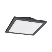 Lucande - Mabella Buiten Plafondlamp Dark Grey/White
