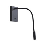 Lucande - Hetti LED Wandlamp Zwart