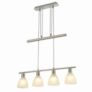Lindby - Simeon Hanglamp White/Nickel