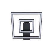 Lindby - Madamo LED Plafondlamp Zwart