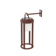 Lucande - Tilena Round zonne-energie lamp Roest