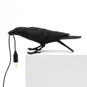 SELETTI - Bird Lamp Playing Tafellamp Zwart